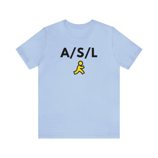 A/S/L AIM Chat T-Shirt - Black